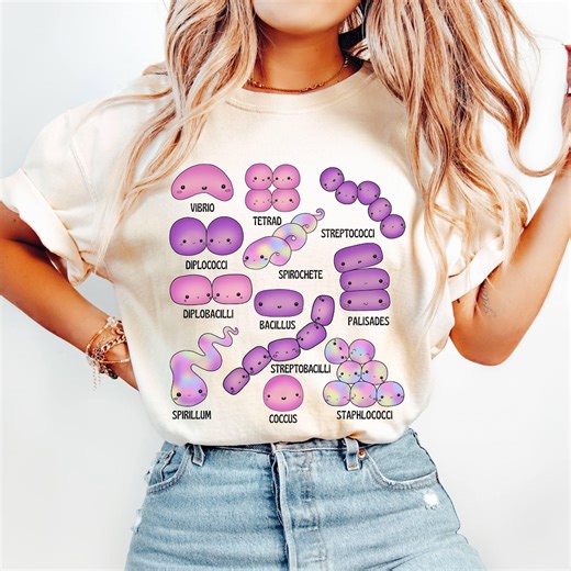 Comfort Colors® Bacteria Shirt, MLS, Medical Technologist, Microbiologist Shirt, Infection Control, Infectious Disease, Microbiology Shirt - Etsy