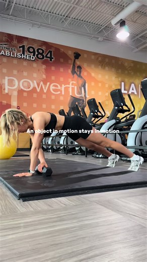 Newton’s first law 🫡 An object at rest stays at rest. An object in motion stays in motion. Your body follows the same rule. Consistent movement requires your brain and body to crave movement. Inactivity does the same in reverse. There’s no getting it right, or getting it perfect. There’s only getting it started. Start small and build from there!