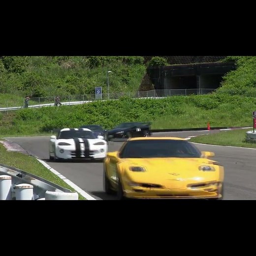 新旧のアメ車がサーキットを全力疾走！｜SCAJ（Stock car Club of All Japan）｜Fuji International Speedway #shorts