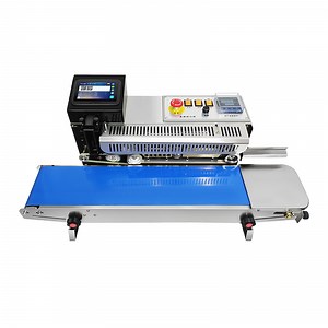 [Hot Item] Continuous Ink Jet Printing Printer Code Food Plastic Bag Heat Band Sealer Sealing Machine