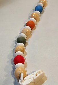 Soft Multi-color Silicone Pacifier Clip - Etsy Australia
