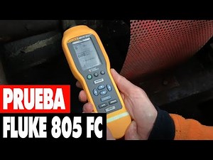Probamos el medidor de vibración FLUKE 805 FC vibração