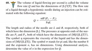 The volume of liquid flowing per second is called the volume fl... | Filo