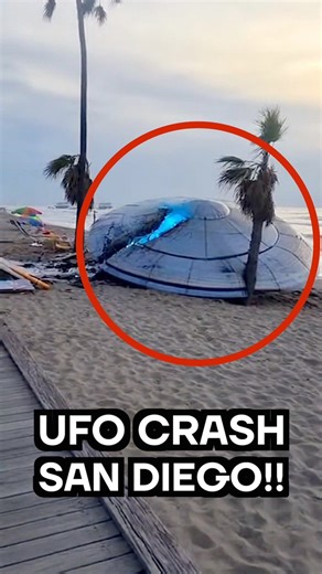 Imagine this — a perfect San Diego afternoon, palm trees swaying, blue skies stretching over downtown. People are walking through the Gaslamp Quarter, laughing, grabbing tacos, enjoying the sun… until that sound. A deep, unnatural hum rolls through the air — metallic, heavy, like the city itself is vibrating. Phones come out. Heads turn. And then chaos. A massive metallic UFO crashes straight through 5th Avenue — glowing faintly blue from its cracks, smoke rising from the impact. Cars are overtu