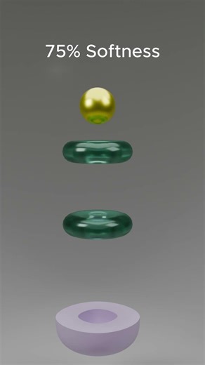 Extreme Softness Physics Demonstration #3d #shorts #simulation