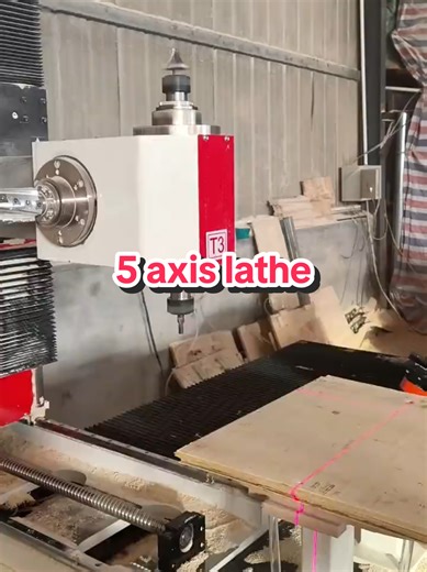 5 axis cnc lathe center#woodworkingmachine #woodworkingmachinery #furnitute #lathe