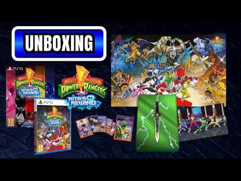 MIGHTY MORPHIN POWER RANGERS: RITA’S REWIND – Deluxe Edition (PS5) Unboxing | 4K No Commentary