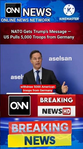 NATO Gets Trump’s Message — US Pulls 5,000 Troops from Germany
