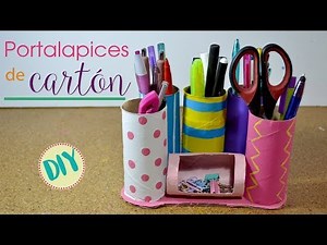 Portalapices de Cartón -DIY
