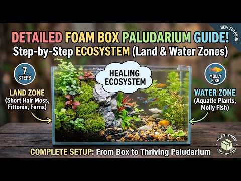 Turn a Foam Box Into a Stunning Mini Ecosystem (No Filter Needed!)