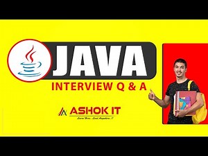 Java Interview Questions | Ashok IT.