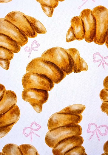 Easy Croissant Drawing Tutorial on Procreate