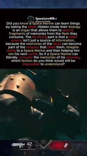 what happens after a space marine kills you 💀#shorts #gaming #viral #ps5 #warhammer40k #grimdark