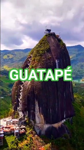 Colombia ~ Guatapé ~ Piedra de Guatapé #explore #southAmerica #naturalBeauty #tourColombia #fyp~