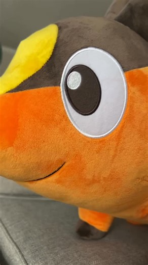 Vee 🎮 | Thank you @pokemon for sending me this Pokédex sized Tepig plush 😭 the life sized plush of Tepig, Chikorita, and Totodile are available now... | Instagram