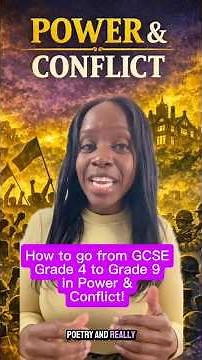 How To Go From Grade 4 To Grade 7 In Power & Conflict Poems (2026 GCSE Exams)