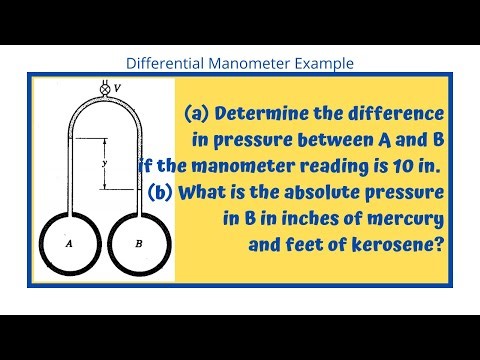 Differential manometer sample problem