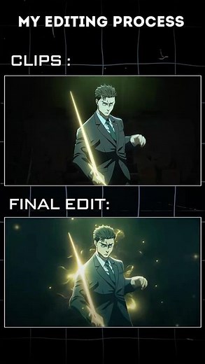 My Editing process #aftereffects #editing #jujutsukaisen #anime #higuruma #higurumahitomi