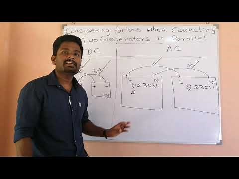 Considering Factors when connecting two Generators in Parallel