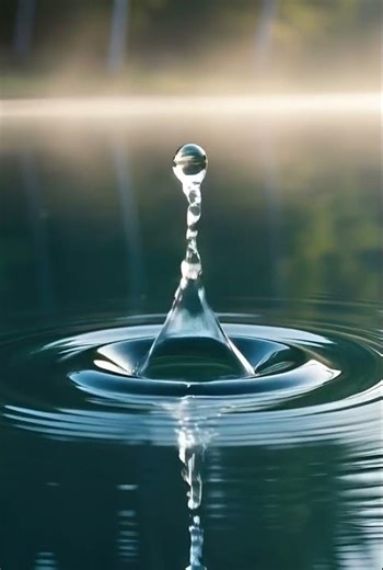 Pure Zen: The Perfect Ripple 💧 #relax