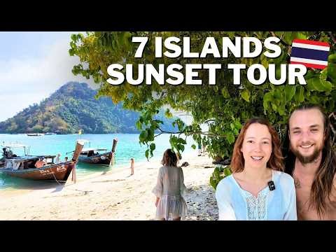 Krabi Island Hopping Tour🏝️|| 7 islands sunset boat trip with bioluminescent plankton 🌌