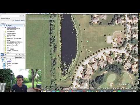 Finding the BEST Fishing Ponds - Google Earth Tricks