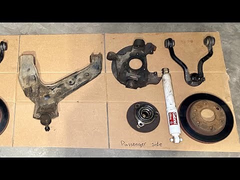 Removing the upper and lower control arms on an 88-98 OBS Chevy K1500