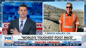 13 reactions | "WORLD'S TOUGHEST FOOT RACE": The Badwater Ultramarathon kicked off yesterday in Death Valley, California. The challenging race is 135 miles long and participants can expect intense heat. Chris Kostman, president of AdventureCORPS joined Stephen Morgan on FOX Weather to discuss more.  | FOX Weather | Facebook