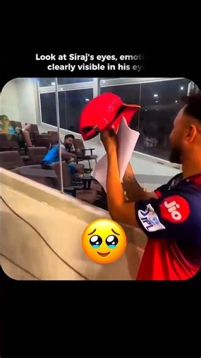 Emotions of Siraj 💝 #siraj #rcb
