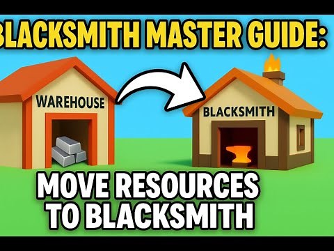 Blacksmith Master Guide: Move Resources from Warehouse to Blacksmith (Game Pass Tips!)