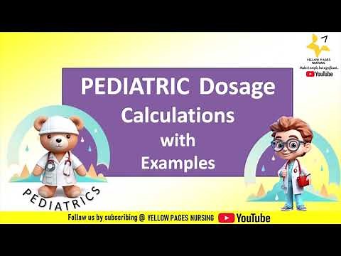 PEDIATRIC dosage calculations with examples | Drug Calculations Made Easy
