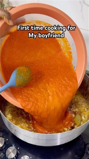 First time cooking for my boyfriend Freshly cooked stew