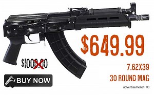 Century VSKA Draco 7.62X39 6.25" 30 Round Mag Pistol $649.99