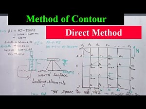 Part-02, Method Of Contour | Direct Method | Surveying-02