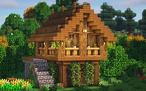 [minecraft]生存小屋的建造 （folli）210914