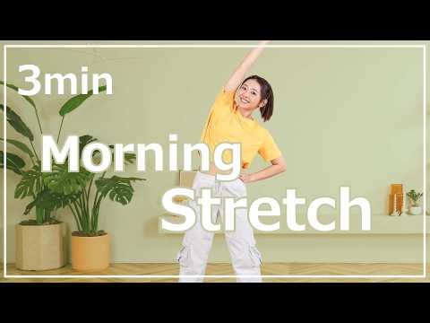 3min Morning Stretch ☀️Wake Up Your Metabolism & Feel Energized! ☀️