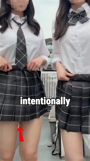 Why JAPANESE School Skirts seem SHORT