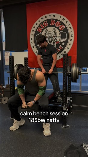 405 BENCH AT 185LBS | NATURAL #gym #strength #benchpress #powerlifting #natty