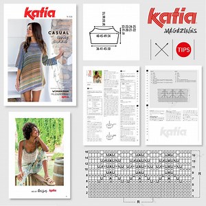 Comment lire et suivre les modèles tricot et crochet de Katia