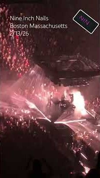 Nine Inch Nails live at TD Garden Boston MA 2/13/26 😈🖤