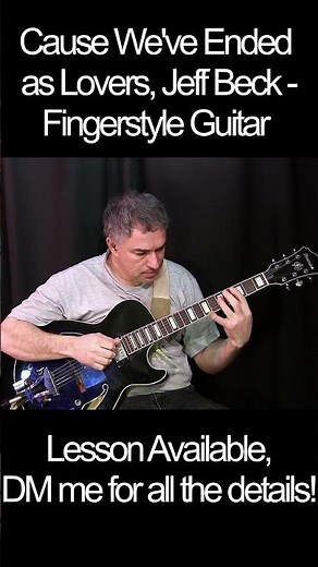 Cause We've Ended as Lovers #jeffbeck #fingerstyleguitar