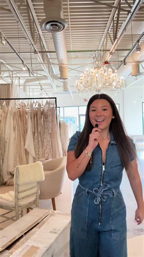 She’s here 🤍 Ines Di Santo trunk show unboxing. #inesdisantobride #unboxinghaul