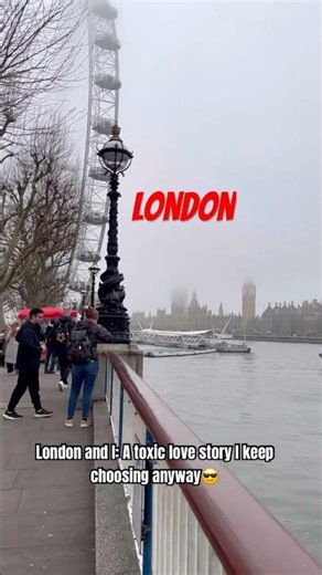 London in Winter 🇬🇧 Thames River & London Eye Views