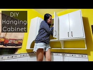 DIY Hanging Kitchen Cabinet | Paano Gumawa ng Hanging Cabinet | L-shape