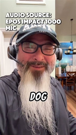 EPOS IMPACT 1000 Mic Test 🎧 Can it Block a Barking Dog?