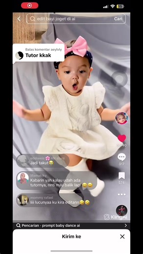 Tutorial Mengedit Video Bayi Joget dengan AI