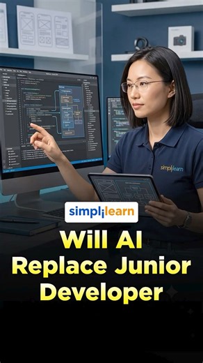 Will AI Replace Junior Developers in 2026? | The Truth About AI Coding | #Shorts | #Simplilearn