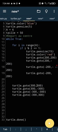 maîtriser Python avec les dessins