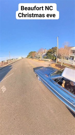 James Jarvis on Instagram: "Best cruise day. , weather perfect and a bonus Christmas eve..... Gear Down Garage Kayla Jarvis ##patinalowriderz #lowrider #duncanhouse #adventures #oldschool #jesus #spirituality Why Beaufort NC Christmas eve on front street"