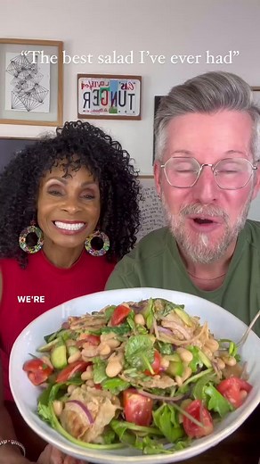 One of the most inspiring chefs and individuals i know! Chef Babette is 70 years young and looking amazing!!!! Check out her healthy nutritional salad! #chefbabette #livinghealthy #goodfood #healthyfood #healthyrecipes